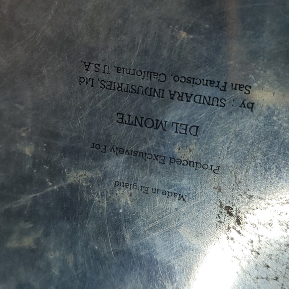 Del Monte (NESTING) canister set consisting of four round metal canisters - Picture 3 of 12